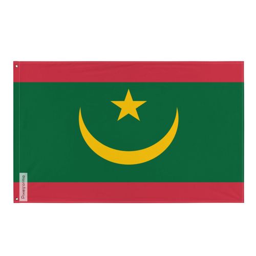 Drapeau de la Mauritanie en polyester 90x150cm