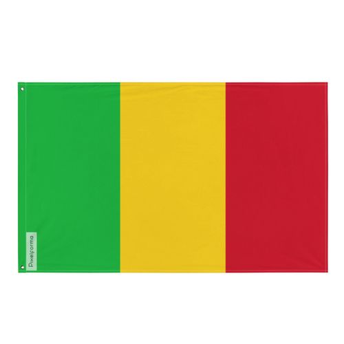 Drapeau du Mali en polyester 90x150cm