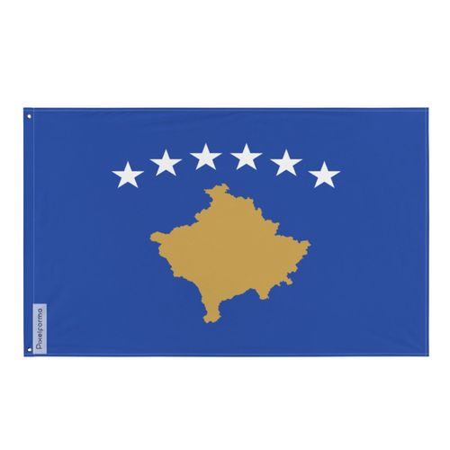 Drapeau du Kosovo en polyester 90x150cm