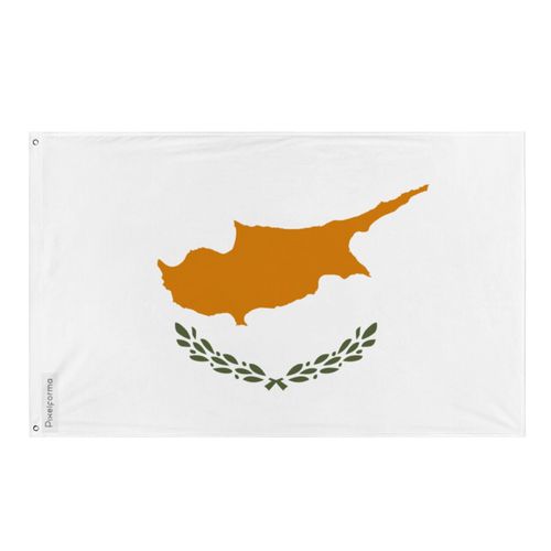 Drapeau de Chypre en polyester 90x150cm