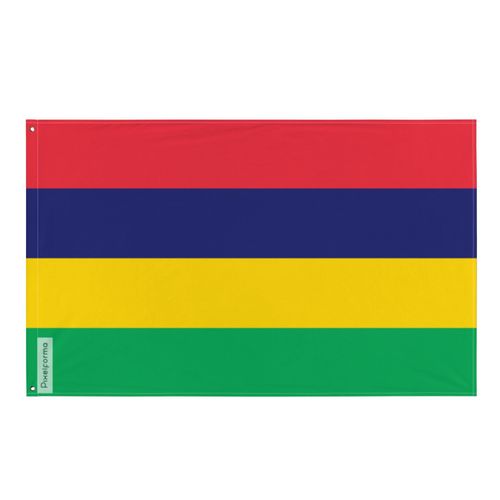 Drapeau de l'le Maurice en polyester 90x150cm