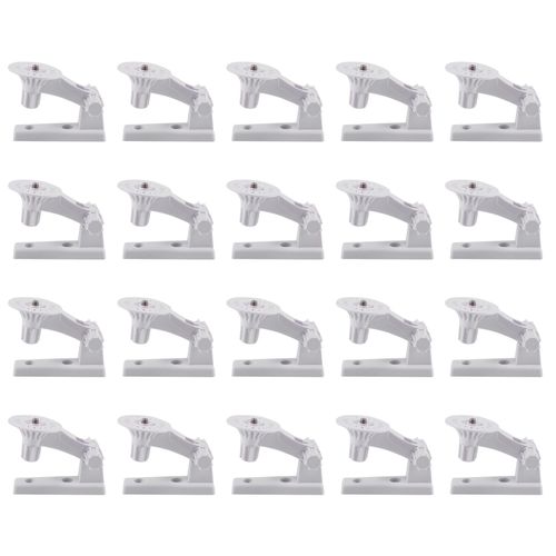 20X Support de Support de Rangement Mural pour Support de Fixation ¿¿ 180 Degr¿¿s R¿¿glable pour la Cam¿¿ra Cloud 291 Wifi Wifi Home Security Camara (Blanc)