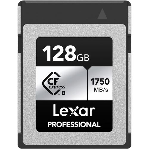 Professional Silver Series Carte Cfexpress 128Go, Carte Cfe De Type B Jusqu'À 1750Mo/S En Lecture, Adopte Pcie Gen3X2, Carte Mémoire Cf Compatible Avec Les Reflex Numériques (Lcxex[SDC630458]
