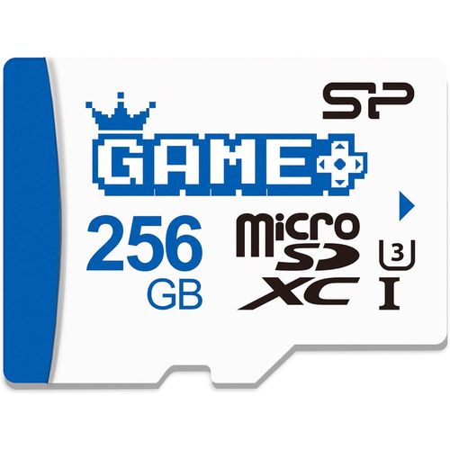 Silicon Power Carte Mémoire Micro Sd Sdxc Avec Adaptateur Compatible Avec Nintendo Switch 256 Go[Sdc630388]