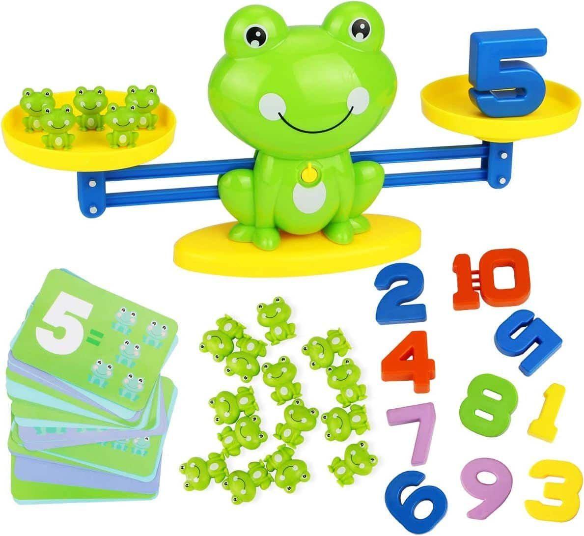 Jouets balance pour enfants, jeu de comptage des maths, animaux mignons,  apprentissage numérique, pour garçons et