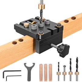 SHOP-STORY - Kit de perçage d'angle à 15 degrés pour le bois avec guide  gabarit mèches et trous 6/8/10 mm - Accessoires pour perceuses à la Fnac