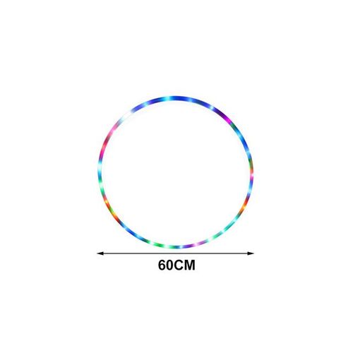 Cerceau De Sport Lumineux Led 60-90cm Pour Adultes Et Enfants,Multicolore,Poids Ample,Musculation,Fitness,Cerceaux De Sport À Éclairage Multiple - Type 60cm-23.6in
