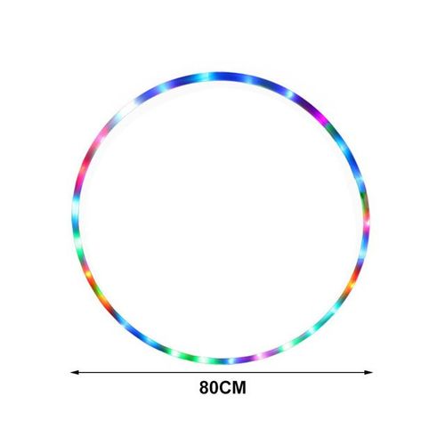 Cerceau De Sport Lumineux Led 60-90cm Pour Adultes Et Enfants,Multicolore,Poids Ample,Musculation,Fitness,Cerceaux De Sport À Éclairage Multiple - Type 80cm-31.5in