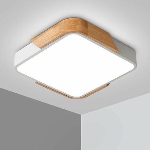 Plafonnier LED Moderne pour Salon, Chambre, Salle de Bain, 24W