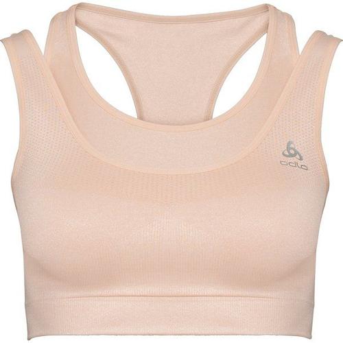 ODLO Brassière de sport Ceramicool Seamless Medium pour femme, XS, fuchsia  - XS