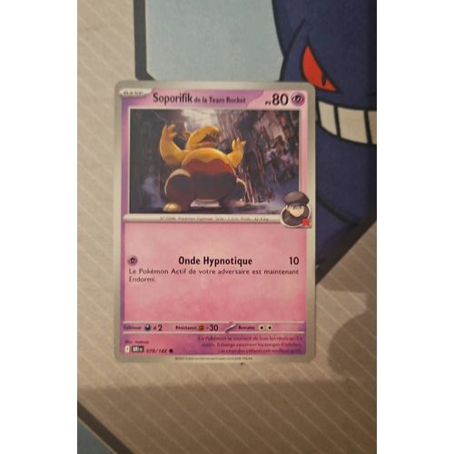 Carte Pokemon Soporifik De La Team Rocket Commune 079/182 Ev10 Nm Fr Pokefantasyy
