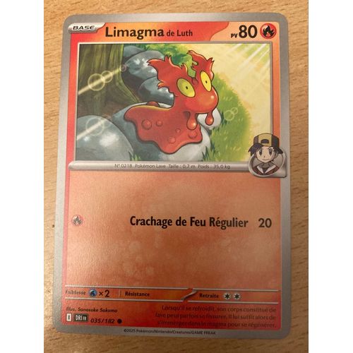 (1189) Limagma De Luth 35/182 Pokemon 