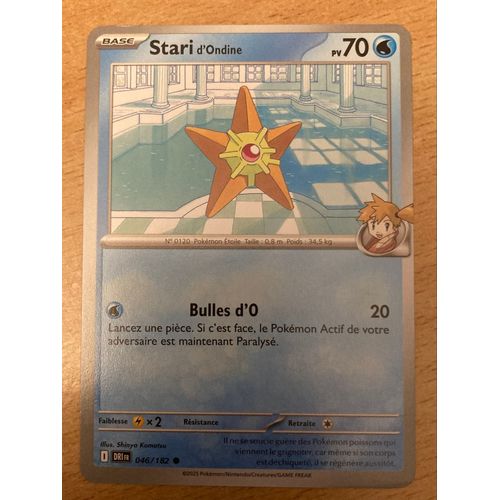 (1175) Stari D’Ondine 46/182 Pokemon 