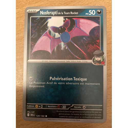 (1195) Nosferapti De La Team Rocket 120/182 Pokemon 