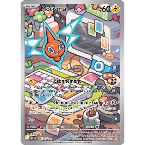 Carte Pokémon - Motisma - 197/182 - Secrète-Rare - Ev10 Rivalités Destinées