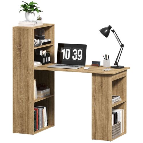 Bureau Informatique + Bibliothèque 120l X 55l X 120h Cm