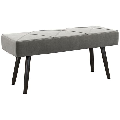 Banquette Bout De Lit Design Contemporain Noir Gris