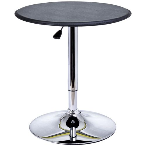 Table De Bar Table Bistro Chic Style Contemporain Table Ronde Hauteur Réglable 67-93 Cm Ø 63 Cm Plateau P