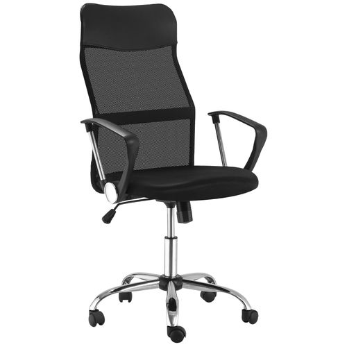 Fauteuil De Bureau Manager Grand Confort Dossier Ergonomique Hauteur Assise Réglable Pivotant Tissu Maill