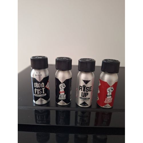 Poppers Iron Fist Black Label - Fist Xtrem Black Label - Rise Up Black Label - Fist Xtreme Ultra Strong