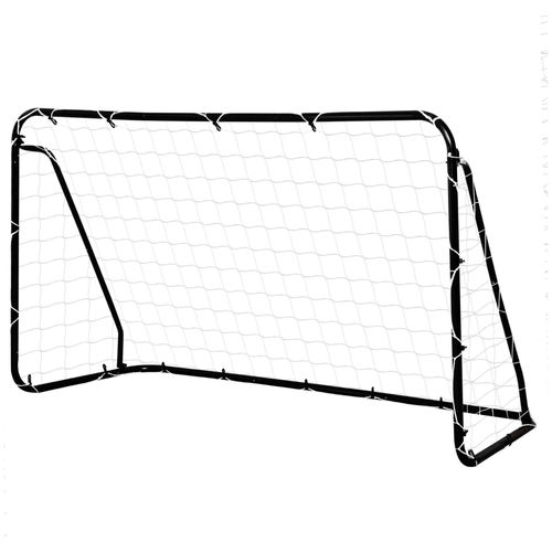 But De Football - Cage De Foot - But Futsal Dim. 203l X 81l X 120h Cm - Châssis Métal Époxy Filet Polyester - Piquets Inclus - Noir