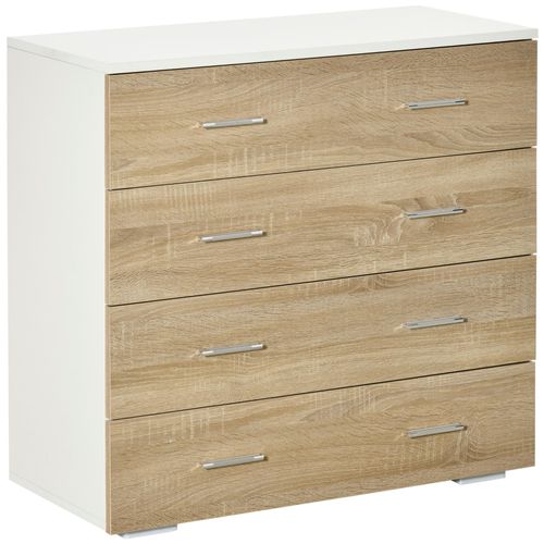 Commode Style Contemporain 4 Tiroirs 76 X 35 X 72 Cm