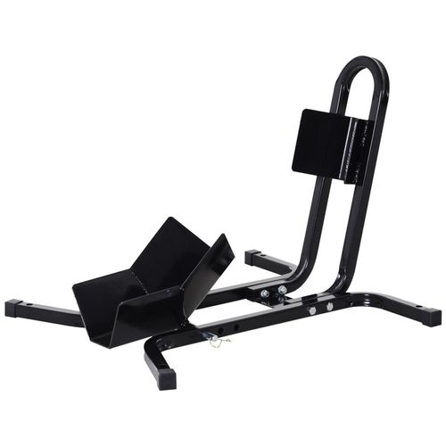 Rail De Support Universel Pour Moto - Support Béquille Moto - Bloque Roue 17 À 21 Pouces Métal Époxy Noir