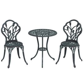 Ensemble salon de jardin 2 places 2 chaises + table