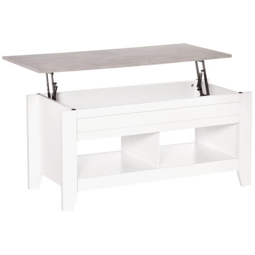 Table Basse Rectangulaire Relevable 2 Niches