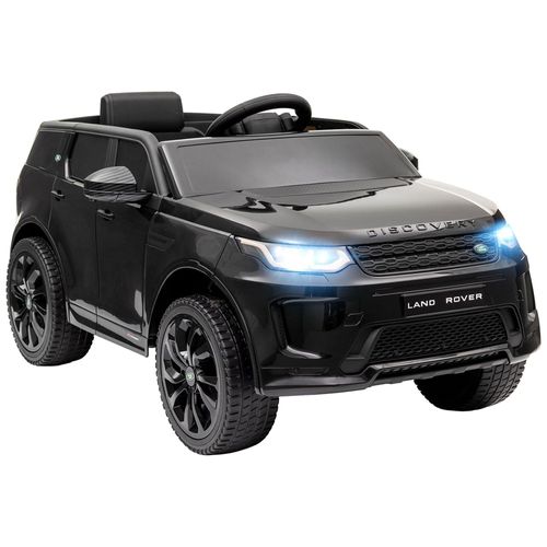 Voiture Électrique Enfant Licence Officielle Land Rover Discovery Sport - 12v, 5km/H Max. - Nombreux Effets - Télécommande - Noir