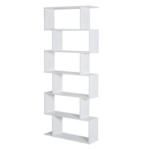 Bibliothèque Étagère Zig Zag 80l X 23l X 192h Cm