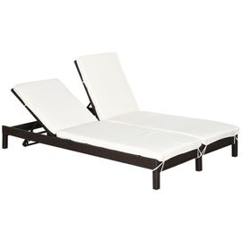 Bain De Soleil Transat 2 Places Grand Confort Matelas Inclus