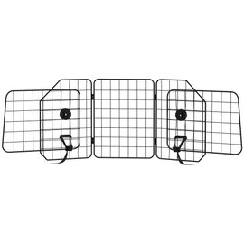 Grille De Séparation Voiture Pour Chien Pliable Réglable 93-150l Cm Universelle Pour Appui-Tête Noir
