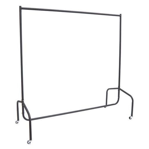 Portant Tringle À Vêtements Acier Charge Max. 140 Kg Dim. 180l X 60l X 170h Cm Noir