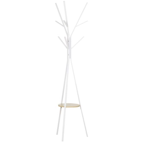 Porte-manteau design branches blanc