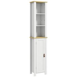 Meuble Colonne Salle De Bain Porte 2 Étagères 3 Niches