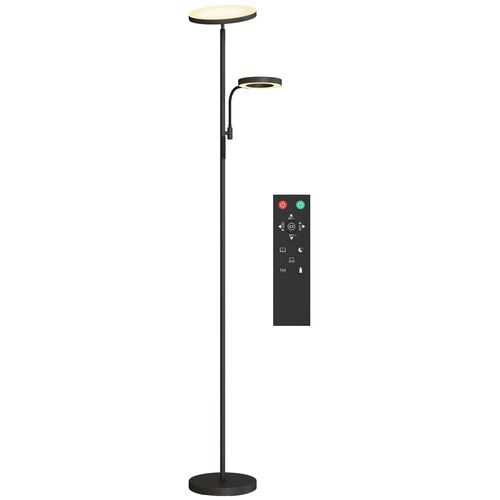 Lampadaire Led 42w Dimmable 2700k-6500k 4 Couleurs Variation Continue 4 Modes Scène Télécommande Noir