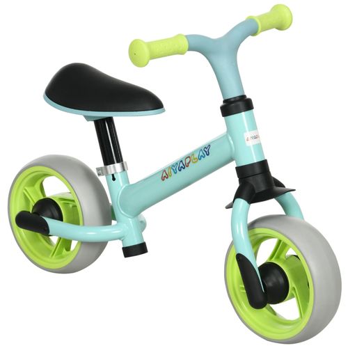 Draisienne Enfant Selle Réglable Roues Eva Charge Max. Reco. 25 Kg Acier Bleu Ciel