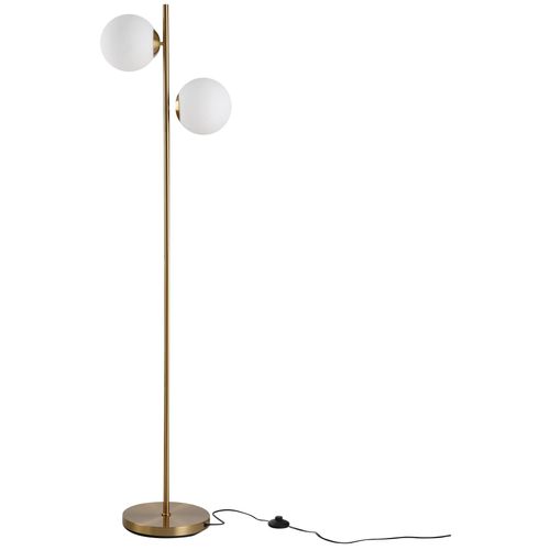 Lampadaire Design N?O-R?Tro 2 Boules Max. 40 W M?Tal Dor?