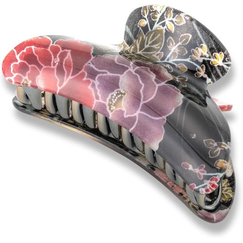 Shiba-Pince À Griffes Cheveux Sakura Pour Femmes Filles Fleur Pince À Cheveux Barrette Banane Crabe Esthétique Pince À Cheveux En [1 
