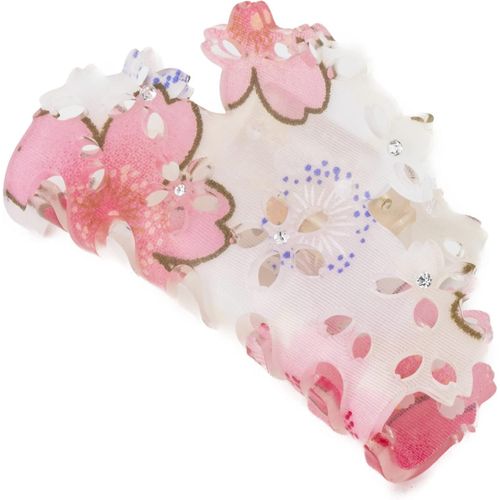 Shiba-Pince À Griffes Cheveux Sakura Pour Femmes Filles Fleur Pince À Cheveux Barrette Banane Crabe Esthétique Pince À Cheveux En [1 