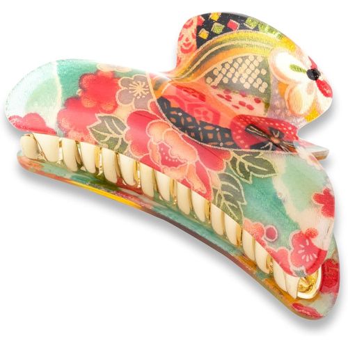 Shiba-Pince À Griffes Cheveux Sakura Pour Femmes Filles Fleur Pince À Cheveux Barrette Banane Crabe Esthétique Pince À Cheveux En [1 