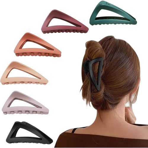 Shiba-Lot De 6 Pinces À Cheveux Antidérapantes Pour Filles Et Femmes - Pour Cheveux Fins, Bouclés, Raides Et Longs[2669] 