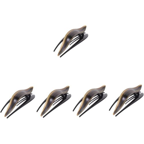 Shiba-Lot De 5 Pinces À Cheveux Plates Élégantes Pour Femmes Pinces À Mâchoires Pour Cheveux Fins Et Épais Accessoires Pour Cheveu[3 