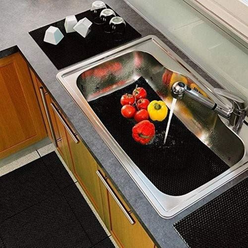 Shiba-Douceur D'interieur Tapis Multi-Usages 43x32 Tubulo Noir, 100% Pvc, 43 X 32 Cm[1205]