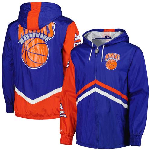 Veste Coupe-Vent Entièrement Zippée Mitchell & Ness Pour Hommes Des New York Knicks Undeniable Entièrement Zippée