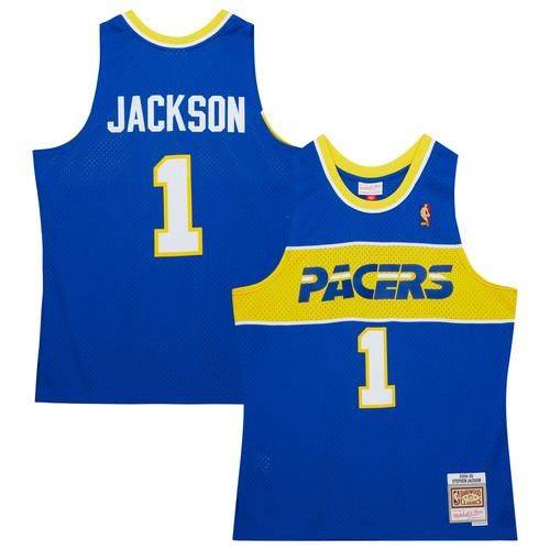 Maillot Swingman Mitchell & Ness Stephen Jackson Royal Indiana Pacers Hardwood Classics Pour Hommes