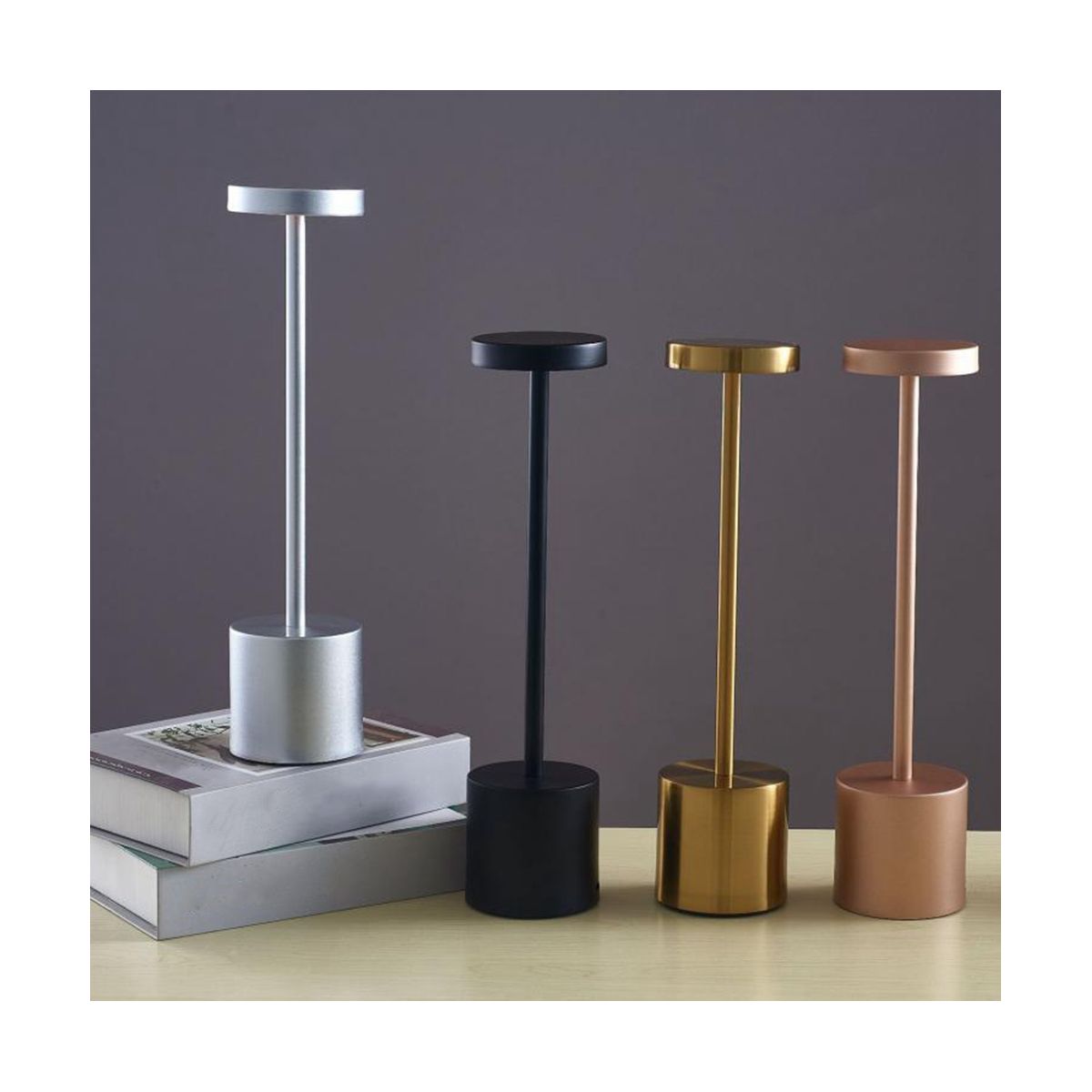 Lampe de Table Nordique LED Lampe de Table Tactile Bar H?Tel... - 7