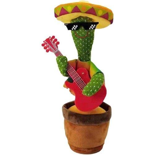 PBD Jouet Cactus Qui Repete avec 120 Songs, Hawaii Jouet Peluche Cactus  Perroquet Qui Danse et Chante 32CM - Alimenté par Batterie