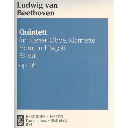 Beethoven : Klavier Quintett. Clarinette Es Dur Op 16